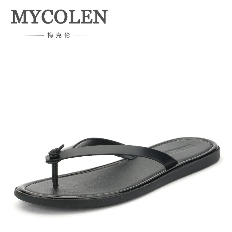MYCOLEN Men Flip Flops Genuine Leather Slippers 2018 Summer Fashion Outdoor Beach Shoes Men Sandals Beach Slippers Men
MYCOLEN Men Flip Flops Genuine Leather Slippers 2018 Summer Fashion Outdoor Beach Shoes Men Sandals Beach Slippers Men