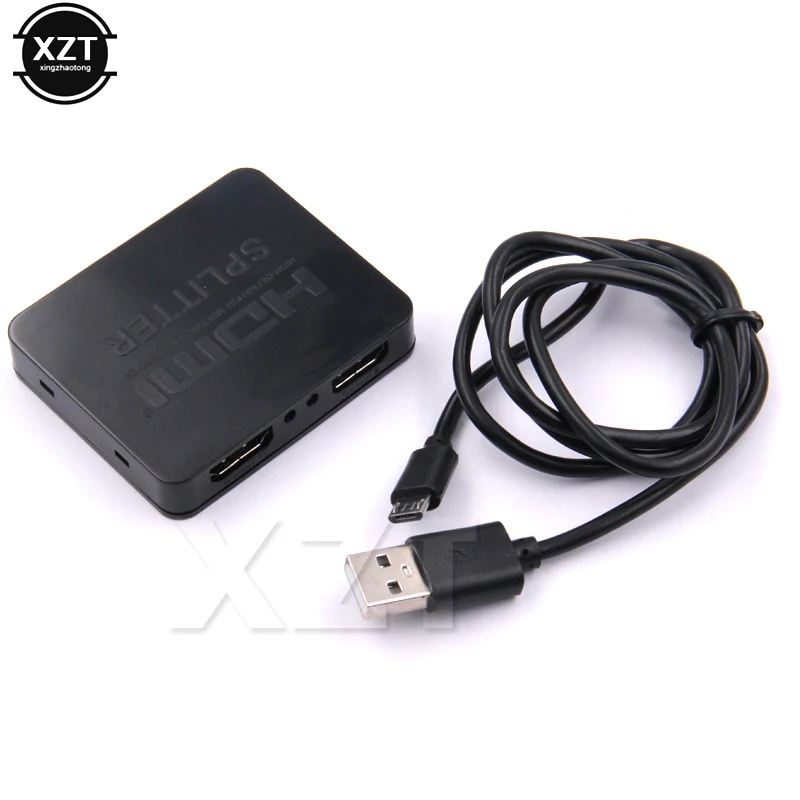 HDMI Splitter 1 in 2 out 1080p 4K 1x2 HDCP Stripper 3D Switcher 2 Port Hub For HDTV DVD Player PS3 Xbox TV BOX Monitor with USB
HDMI Splitter 1 in 2 out 1080p 4K 1x2 HDCP Stripper 3D Switcher 2 Port Hub For HDTV DVD Player PS3 Xbox TV BOX Monitor with USB