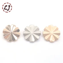 10 unids/lote nuevo botones decorativos de alta calidad estilo británico botones de metal para las mujeres traje de camisa abrigo accesorio de costura diy(China)