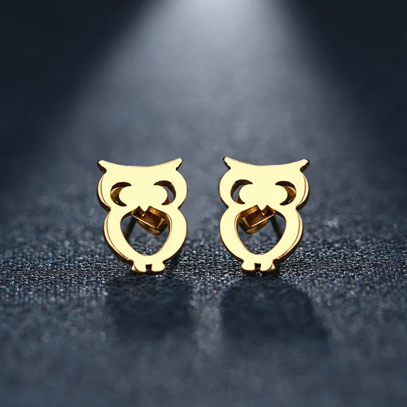 CACANA Stainless Steel Stud Earring For Women Man Owl Gold And Silver Color Lover's Engagement Jewelry Drop Shipping
CACANA Stainless Steel Stud Earring For Women Man Owl Gold And Silver Color Lover's Engagement Jewelry Drop Shipping