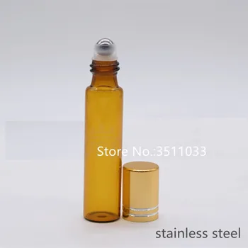 50PCS 8ML 8CC Amber Glass Roller Bottle Gold Lid Cap Brown Cosmetics Essential Oil Roll on Bottle Perfume Sample Vial Metal Ball
50PCS 8ML 8CC Amber Glass Roller Bottle Gold Lid Cap Brown Cosmetics Essential Oil Roll on Bottle Perfume Sample Vial Metal Ball