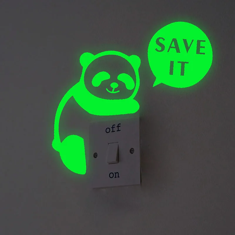 Cute Panda Luminous Switch Panel Stickers For Home Living Room Decorations Glow In The Dark Fluorescent Mural Wall Vinyl Decals
Cute Panda Luminous Switch Panel Stickers For Home Living Room Decorations Glow In The Dark Fluorescent Mural Wall Vinyl Decals