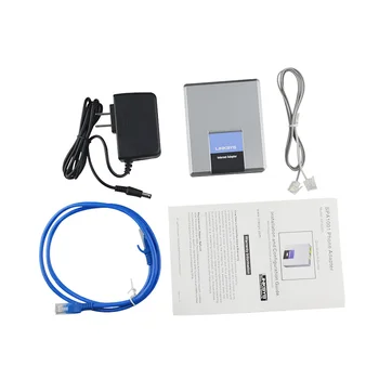 Original Linksys SPA1001 SIP FXS VOIP Phone Adapter VOIP gateway SPA1001 no retail box
Original Linksys SPA1001 SIP FXS VOIP Phone Adapter VOIP gateway SPA1001 no retail box