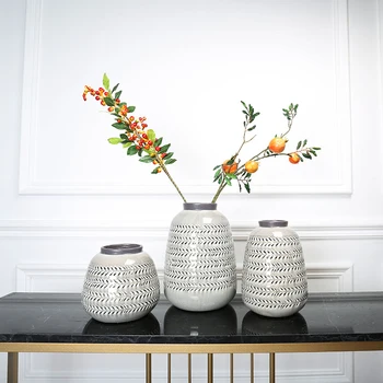 Modern Ceramic Vase Cracked glazed vases Ornaments tabletop handmade Pottery Porcelain Dried Flower Vase Crafts Home Decoration
Modern Ceramic Vase Cracked glazed vases Ornaments tabletop handmade Pottery Porcelain Dried Flower Vase Crafts Home Decoration