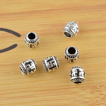 Vintage Style 925 Silver Beads Sterling Silver Fengshui Wanzi Symbol Beads Real Silver Jewelry Findings Jewelry Beads 
Vintage Style 925 Silver Beads Sterling Silver Fengshui Wanzi Symbol Beads Real Silver Jewelry Findings Jewelry Beads