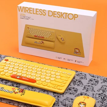 Anime Creative 4 Piece Set Wireless Mouse Keyboard Mouse Pad Hand Support 2.4G Wireless Mouse Keyboard For Home Office Games
Anime Creative 4 Piece Set Wireless Mouse Keyboard Mouse Pad Hand Support 2.4G Wireless Mouse Keyboard For Home Office Games