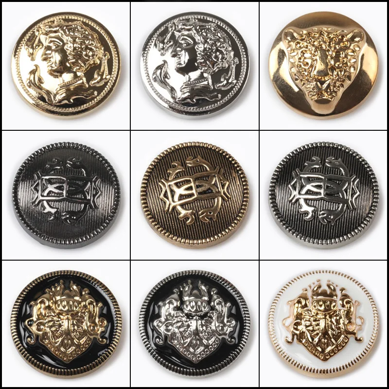 2019 New Fashion 10pc Zinc Alloy Buttons Golden Metal Handmade Sewing Button for Garment Accessories DIY Materials
2019 New Fashion 10pc Zinc Alloy Buttons Golden Metal Handmade Sewing Button for Garment Accessories DIY Materials