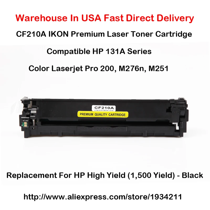 CF210A CF211A CF212A CF213A 131A Series For HP Color Laserjet Pro 200,M276n,M251
CF210A CF211A CF212A CF213A 131A Series For HP Color Laserjet Pro 200,M276n,M251