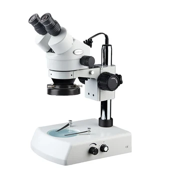 LAB Dissecting Zoom Stereo Binocular Microscope 7X-45X Magnification WF10X/20 Eyepieces Mobile Phone Repair Microscope 144 LED
LAB Dissecting Zoom Stereo Binocular Microscope 7X-45X Magnification WF10X/20 Eyepieces Mobile Phone Repair Microscope 144 LED