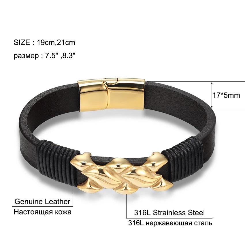 Женский браслет цепочка из натуральной кожи на запястье 19 см 21 см|bracelets for|leather