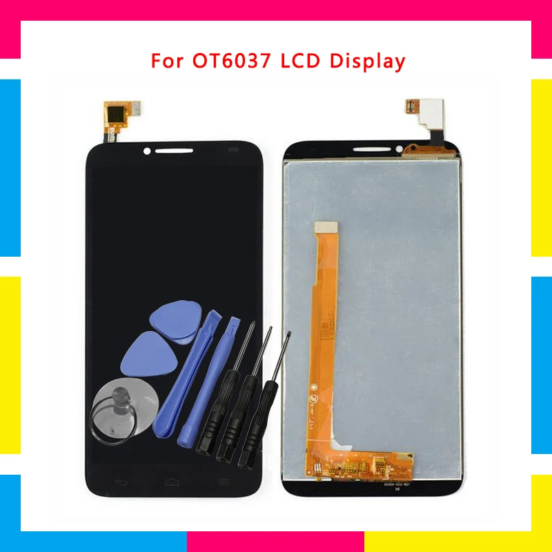 LCD Display Screen With Touch Screen Digitizer Assembly For Alcatel One Touch Idol 2 OT6037 6037 6037Y Replacement
LCD Display Screen With Touch Screen Digitizer Assembly For Alcatel One Touch Idol 2 OT6037 6037 6037Y Replacement