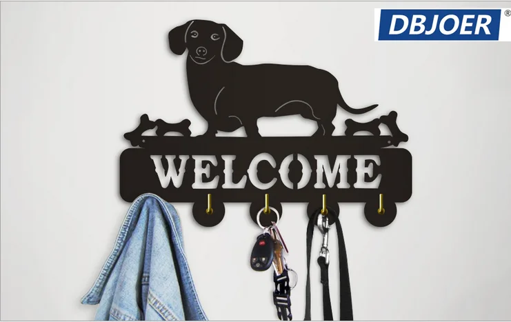 Dachshund Dog Shape Vertical Over the Door Organizer Rack Coats Caps Holder with 5 Hooks Strong Adhesive Sticker solid Hooks
Dachshund Dog Shape Vertical Over the Door Organizer Rack Coats Caps Holder with 5 Hooks Strong Adhesive Sticker solid Hooks