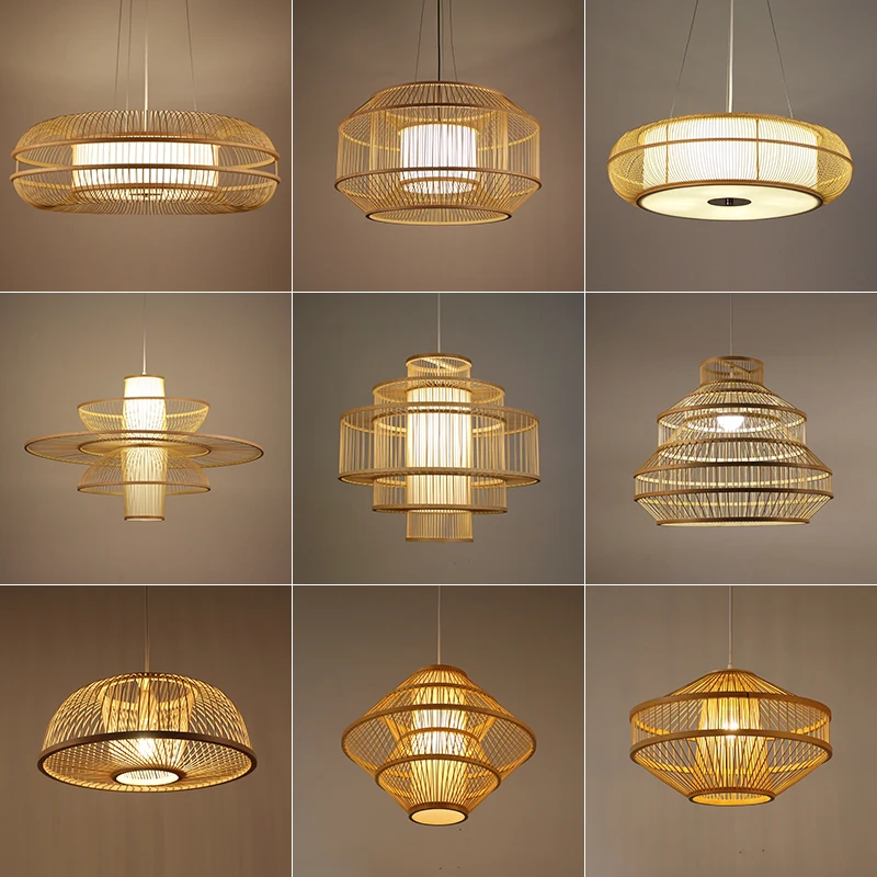 New Chinese Hand Knitting Bamboo Pendant Lights LED Pendant Lamp Living Room Restaurant Corridor Home Indoor Decor Hanging Lamps
New Chinese Hand Knitting Bamboo Pendant Lights LED Pendant Lamp Living Room Restaurant Corridor Home Indoor Decor Hanging Lamps