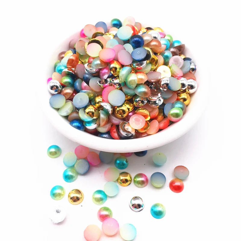 NEW 3/4/5/6/8mm Colorful Half Pearl Bead Flat Back for DIY Jewelry Making Accessories #11
NEW 3/4/5/6/8mm Colorful Half Pearl Bead Flat Back for DIY Jewelry Making Accessories #11