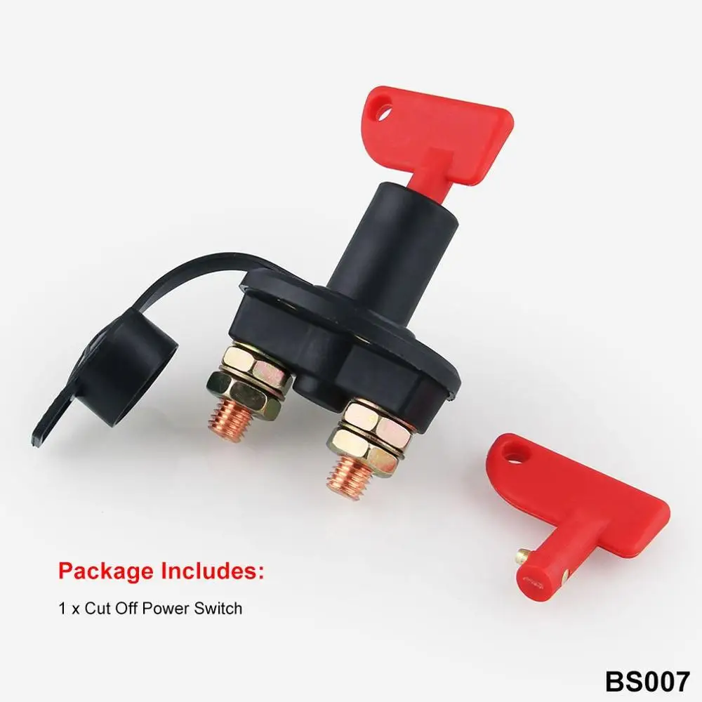 Car power main switch battery battery switch double column anti-leakage knob type disconnector cut off
Car power main switch battery battery switch double column anti-leakage knob type disconnector cut off