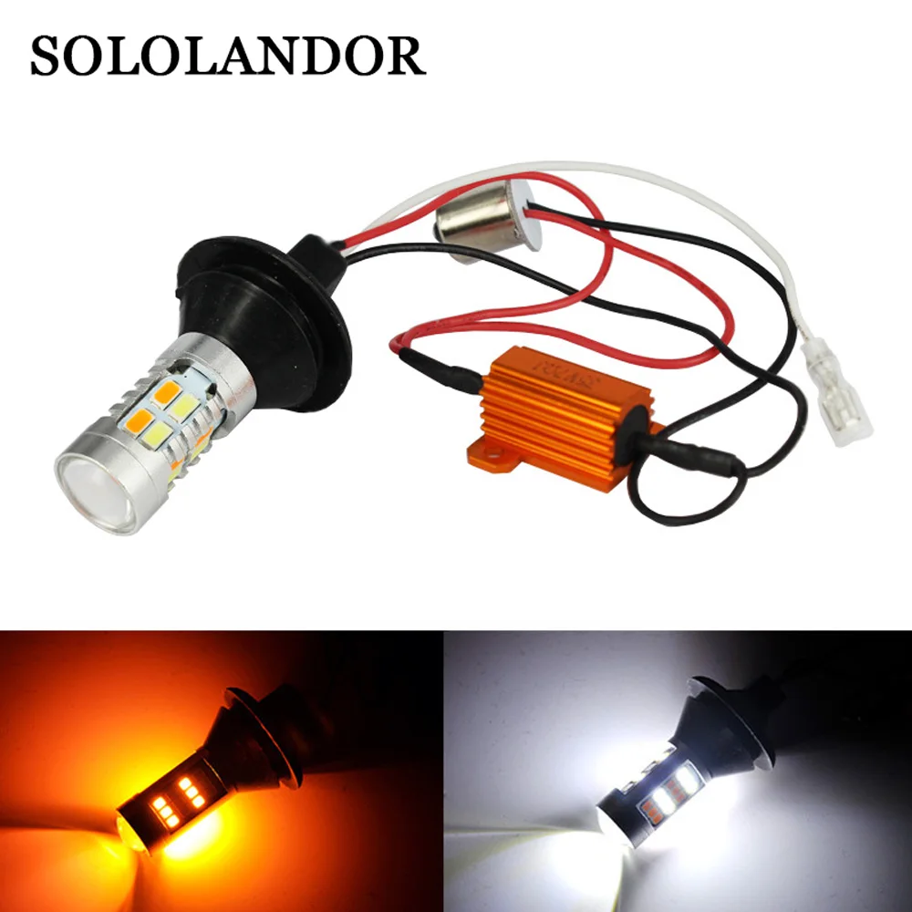 2PCS Car LED Bulb DRL+Turn Signal light BA15s/BAU15s 1156 T20 7440 42SMD 60W Double color LED DRL& Front Turn Signal Lights
2PCS Car LED Bulb DRL+Turn Signal light BA15s/BAU15s 1156 T20 7440 42SMD 60W Double color LED DRL& Front Turn Signal Lights