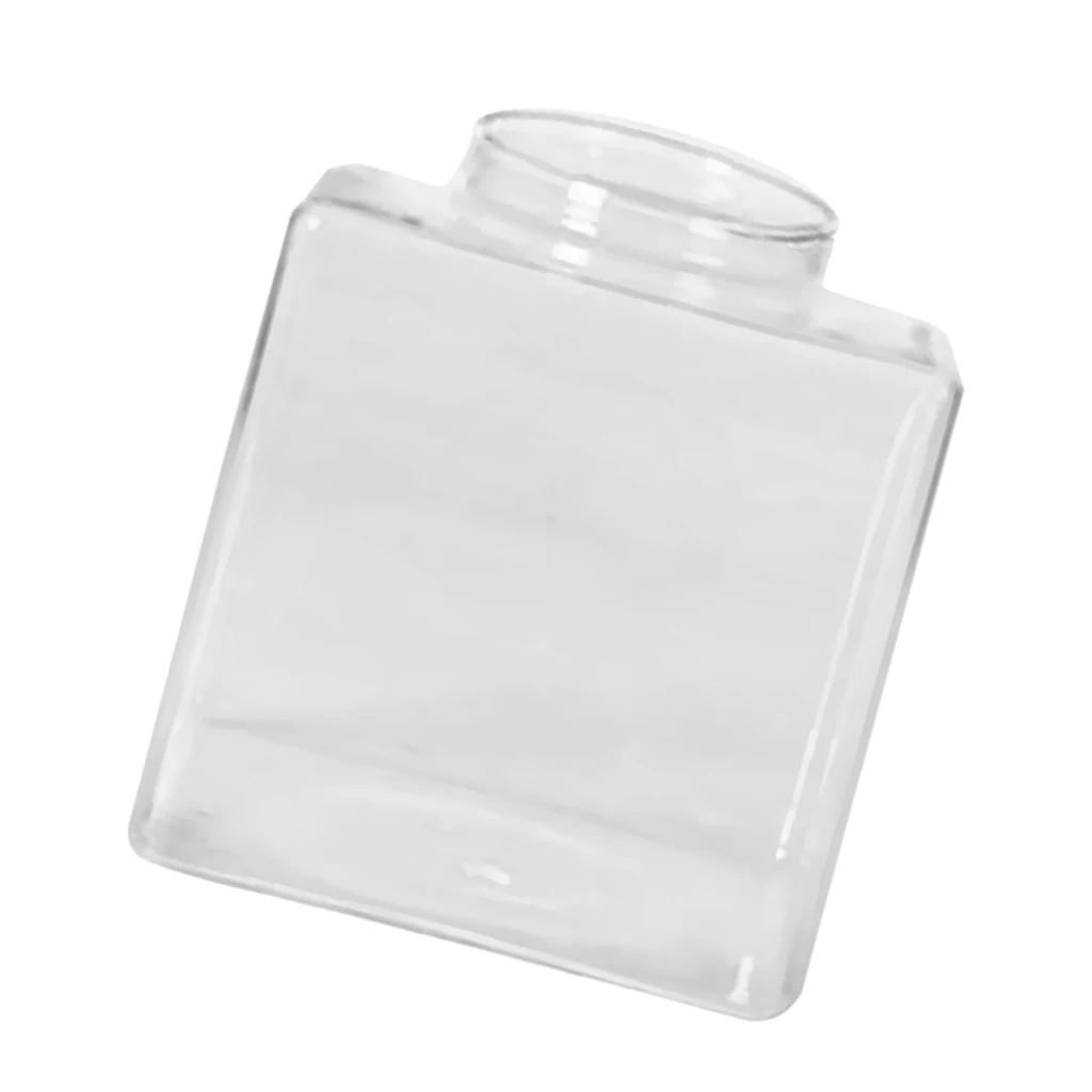 DIY Mini Landscape Glass Bottle Terrarium Container Flower Vase Square Shape