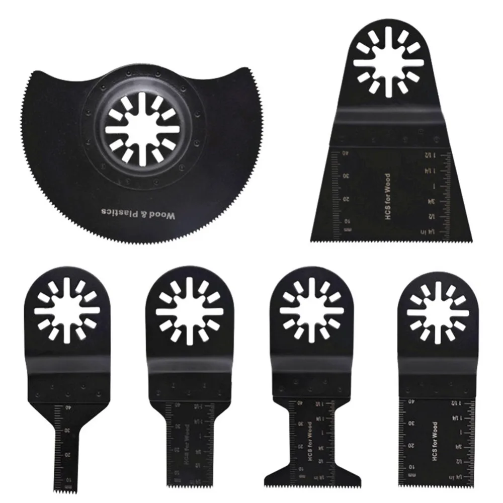 Practical Multi-Function 6/11 Pcs Oscillating Tools for Metal Wood Cutting Woodworking for Renovator Power Tools Cutting 
Practical Multi-Function 6/11 Pcs Oscillating Tools for Metal Wood Cutting Woodworking for Renovator Power Tools Cutting