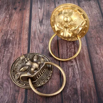 1Pc Vintage Bronze Handle Chinese Lion Head Furniture Door Wooden Door Ring Handle Knocker Vintage Pull Gate Knon Brass Handle
1Pc Vintage Bronze Handle Chinese Lion Head Furniture Door Wooden Door Ring Handle Knocker Vintage Pull Gate Knon Brass Handle