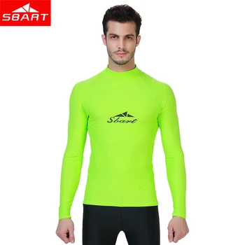 SBART Men Long Sleeved Rashguard Shirt Surf Anti-UV Protection Sunscreen Beach Rash Guards Diving snorkeling Swimsuit UPF 50+
SBART Men Long Sleeved Rashguard Shirt Surf Anti-UV Protection Sunscreen Beach Rash Guards Diving snorkeling Swimsuit UPF 50+