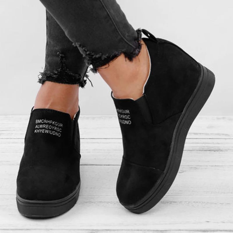 Dropshipping Women Ankle Boots Wedges Platform Female High Heel Increasing Shoes Women Elastic Band Plus Size SXJJ095
Dropshipping Women Ankle Boots Wedges Platform Female High Heel Increasing Shoes Women Elastic Band Plus Size SXJJ095