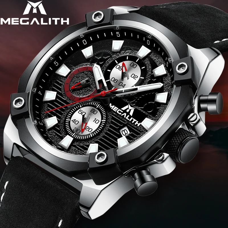 2019 MEGALITH Watch Luxury Brand Men Analog Leather Sport Watches Men's Military Watch Male Date Quartz Clock Relogio Masculino
2019 MEGALITH Watch Luxury Brand Men Analog Leather Sport Watches Men's Military Watch Male Date Quartz Clock Relogio Masculino