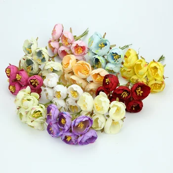 6pcs decorative flowers wreaths silk tea buds roses stamen diy christmas home decoration accessories wedding artificial flowers
6pcs decorative flowers wreaths silk tea buds roses stamen diy christmas home decoration accessories wedding artificial flowers