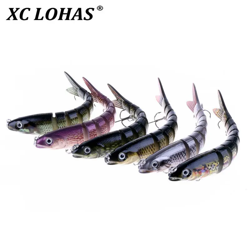 13.6cm 18.7g 8 Segments Swimbait Fishing Lures Hook Wobbler Isca Artificial Para Pesca Leurre Peche Hard Bait jig Carp Fishing
13.6cm 18.7g 8 Segments Swimbait Fishing Lures Hook Wobbler Isca Artificial Para Pesca Leurre Peche Hard Bait jig Carp Fishing