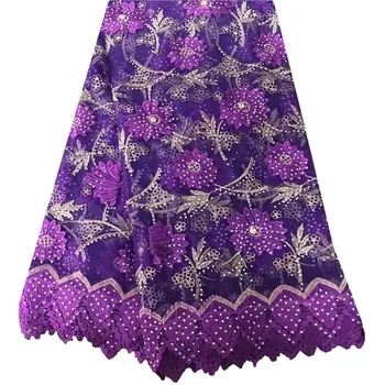 Purple African Lace Fabric 2018 Embroidered Nigerian Laces Fabric Bridal High Quality French Tulle Lace Fabric For Women 895B
Purple African Lace Fabric 2018 Embroidered Nigerian Laces Fabric Bridal High Quality French Tulle Lace Fabric For Women 895B