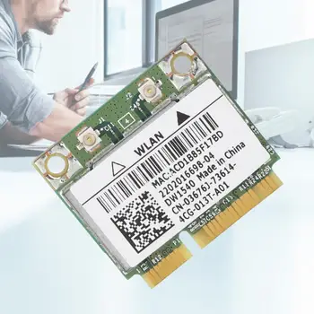 Wifi Network Card For Broadcom BCM943228HM4L DW1540 Dual-Band Mini PCI-e Wifi Card 802.11 a/b/g/n
Wifi Network Card For Broadcom BCM943228HM4L DW1540 Dual-Band Mini PCI-e Wifi Card 802.11 a/b/g/n