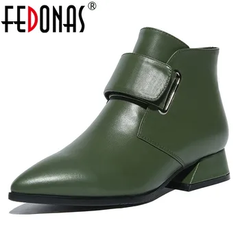 FEDONAS Fashion Ankle Boots Women Genuine Leather Autumn Winter Short Ladies Shoes Woman Buckles Pointed Toe Basic Boots
FEDONAS Fashion Ankle Boots Women Genuine Leather Autumn Winter Short Ladies Shoes Woman Buckles Pointed Toe Basic Boots