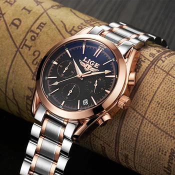 LIGE Mens Watches Top Brand Luxury Mens Military Waterproof Sports Watch Men Business Quartz Wristwatch Relogio Masculino+Box
LIGE Mens Watches Top Brand Luxury Mens Military Waterproof Sports Watch Men Business Quartz Wristwatch Relogio Masculino+Box