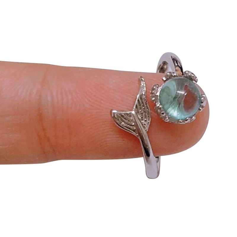 Mermaid Foam Silver Jewelry Dreamlike Simple Female Jewelry Ring and Creative Women Accessories For Gift Drop Shipping 5 Colors
Mermaid Foam Silver Jewelry Dreamlike Simple Female Jewelry Ring and Creative Women Accessories For Gift Drop Shipping 5 Colors