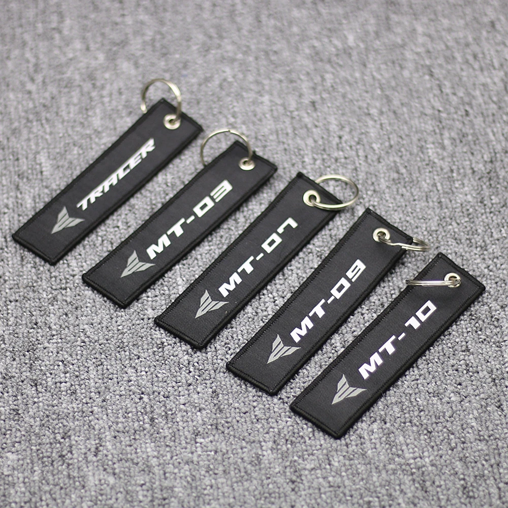 Embroidery Key Holder Chain Collection Keychain For Yamaha Tracer 900 GT MT03 MT07 MT09 MT10 Motorcycle Embroidered Keyring
Embroidery Key Holder Chain Collection Keychain For Yamaha Tracer 900 GT MT03 MT07 MT09 MT10 Motorcycle Embroidered Keyring