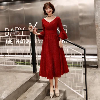Robe De Soiree Long Evening Dress 2020 New Arrival Elegant A-Line Party Formal Dress Satin Half Sleeve Special Occasion LF226
Robe De Soiree Long Evening Dress 2020 New Arrival Elegant A-Line Party Formal Dress Satin Half Sleeve Special Occasion LF226
