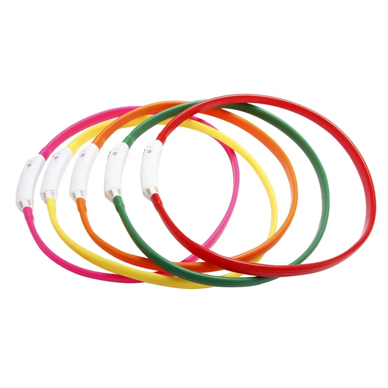 LED Dog Collar USB Rechargeable Adjustable Silicone Illuminated Flat Tube Collar Night Walking Safe Warn For Dog Cat
LED Dog Collar USB Rechargeable Adjustable Silicone Illuminated Flat Tube Collar Night Walking Safe Warn For Dog Cat