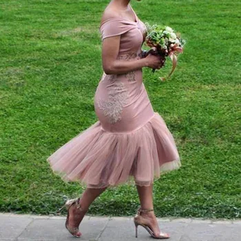 Dusty Pink Bridesmaid Dresses Mermaid Tulle Appliques Wedding Formal Gowns vestido madrinha Mermaid Elegant Bridesmaid Dress
Dusty Pink Bridesmaid Dresses Mermaid Tulle Appliques Wedding Formal Gowns vestido madrinha Mermaid Elegant Bridesmaid Dress