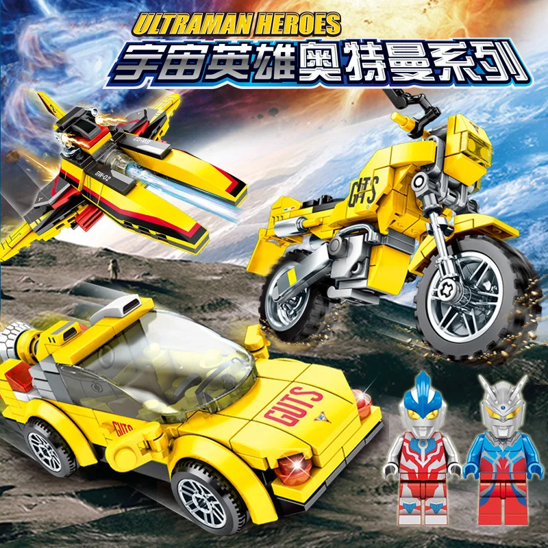524Pcs Ultraman Series Cosmic hero Altman M78 Figures 2 Change Car Model Compatible Legoed Technic Building Blocks Kid Boy Toys
524Pcs Ultraman Series Cosmic hero Altman M78 Figures 2 Change Car Model Compatible Legoed Technic Building Blocks Kid Boy Toys