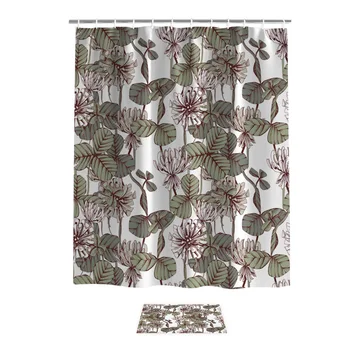 Chic Flower Floral Vintage Bathroom Mat With Shower Curtain Shower Curtain Sets Bathroom Decor Set Waterproof Indoor Toilet
Chic Flower Floral Vintage Bathroom Mat With Shower Curtain Shower Curtain Sets Bathroom Decor Set Waterproof Indoor Toilet