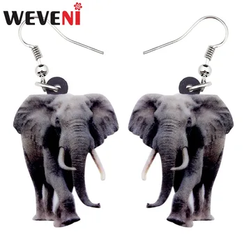 WEVENI Acrylic Elegant Walking Elephant Earrings New Long Dangle Drop Wild Jungle Animal Jewelry For Women Girl Bijoux Dropship
WEVENI Acrylic Elegant Walking Elephant Earrings New Long Dangle Drop Wild Jungle Animal Jewelry For Women Girl Bijoux Dropship