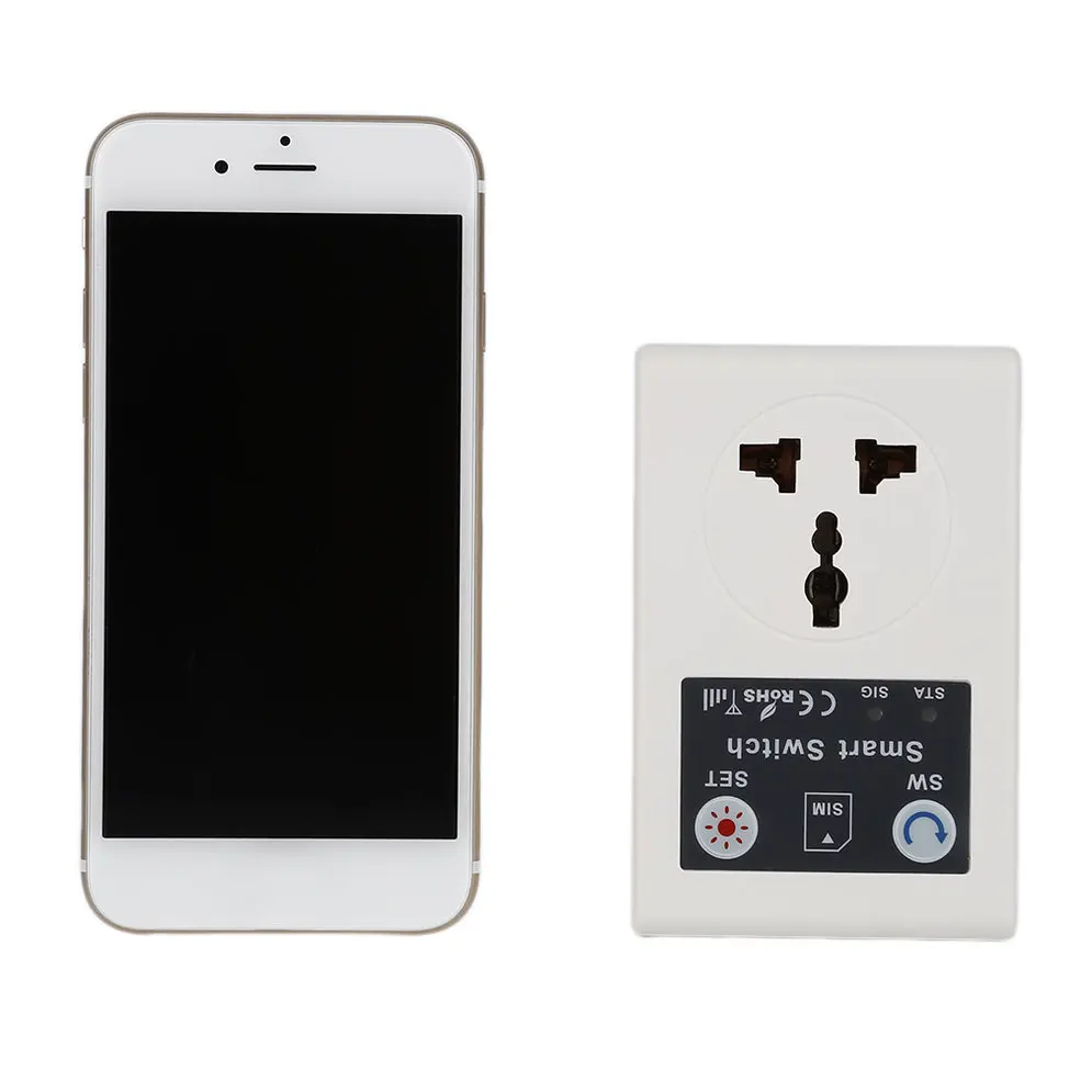 Professional 220V Phone RC Remote Wireless Control Smart Switch GSM Socket Power Plug for Home Household Appliance
Professional 220V Phone RC Remote Wireless Control Smart Switch GSM Socket Power Plug for Home Household Appliance