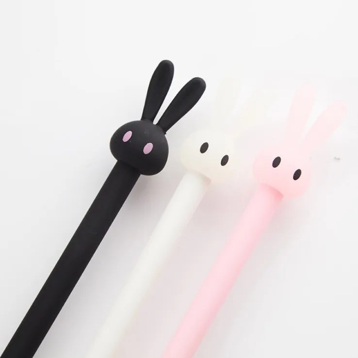 4 Pcs/lot Korean Cute Kawaii Retractable Gel Roller Ball Pen with 0.38mm Black Ink Rabbit Pen Writing School Supply Stationery
4 Pcs/lot Korean Cute Kawaii Retractable Gel Roller Ball Pen with 0.38mm Black Ink Rabbit Pen Writing School Supply Stationery
