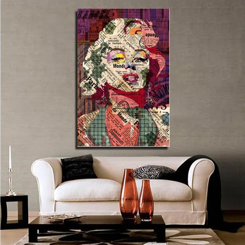Modern No Frame Famous Monroe Portrait Abstract Pictures Oil Canvas Paintings Home Decor Wall Art For Bedroom Or Living Room
Modern No Frame Famous Monroe Portrait Abstract Pictures Oil Canvas Paintings Home Decor Wall Art For Bedroom Or Living Room