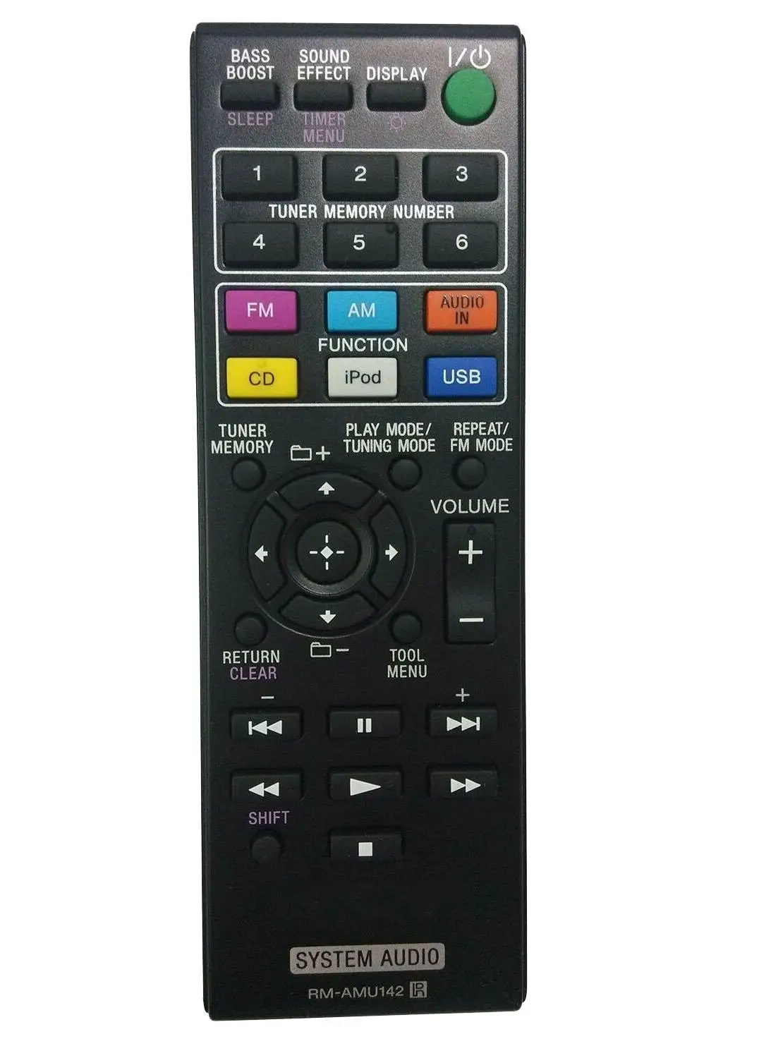 New RM-AMU142 For Sony CMT-V50IP CMT-V10IPN CMTV50IP CMT-V10IP CMTV11IPW RM-AMU141 RM-AMU145 Audio System Remote Control
New RM-AMU142 For Sony CMT-V50IP CMT-V10IPN CMTV50IP CMT-V10IP CMTV11IPW RM-AMU141 RM-AMU145 Audio System Remote Control