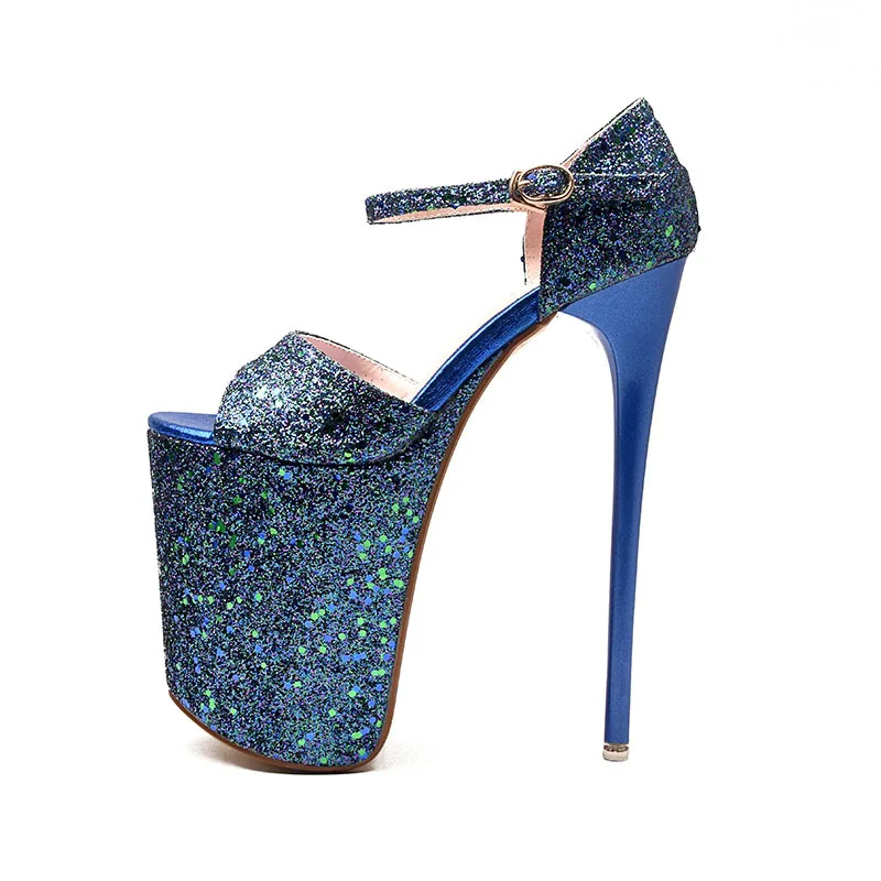 2017 Summer New Women Sandals 19cm Super High Heels Female Sandals Sequined Hollow Out Sexy Women Sandals Plus Size 34-43
2017 Summer New Women Sandals 19cm Super High Heels Female Sandals Sequined Hollow Out Sexy Women Sandals Plus Size 34-43