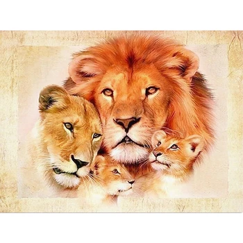 5D DIY Diamond painting Lion Family Cross stitch Diamond embroidery pattern Animal Rhinestones Diamond Mosaic home decor
5D DIY Diamond painting Lion Family Cross stitch Diamond embroidery pattern Animal Rhinestones Diamond Mosaic home decor