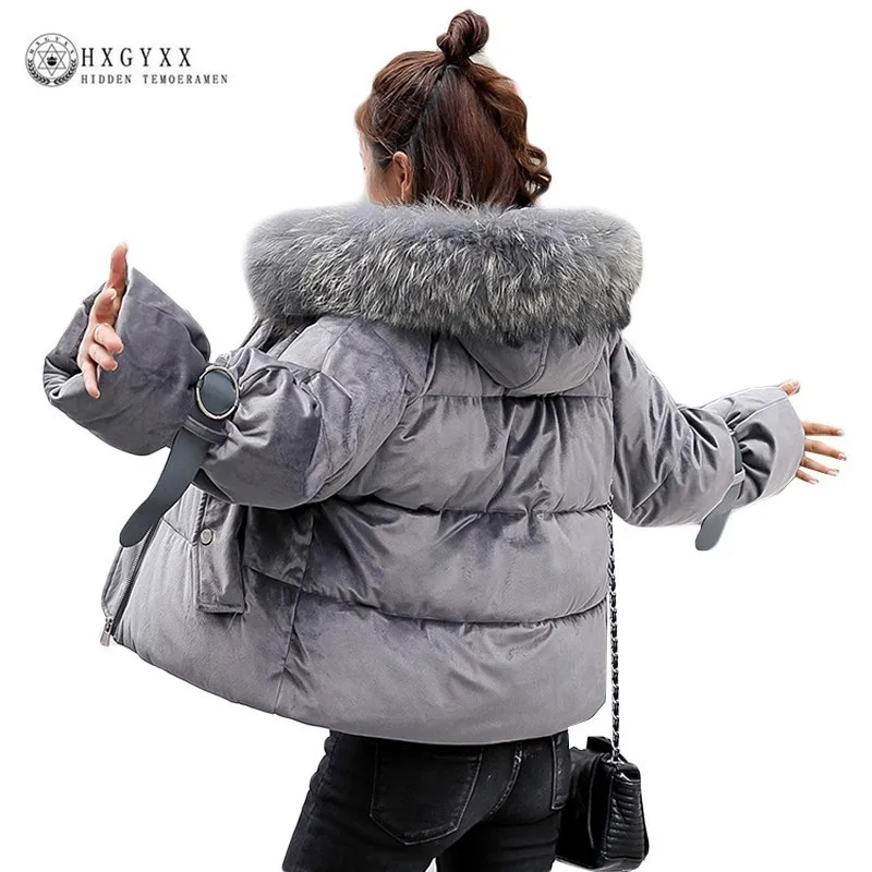 Winter Jacket Women Fur Collar Cotton Quilted Coat Plus Size Hooded Gold Velvet Parkas Warm Outwear 2019 Casaco Feminino Oke095
Winter Jacket Women Fur Collar Cotton Quilted Coat Plus Size Hooded Gold Velvet Parkas Warm Outwear 2019 Casaco Feminino Oke095
