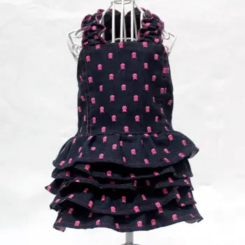 New Spring summer small dog clothes dress denim skull printing dog dresses Cowboy pet princess dress dogs Tutu dresses clothing
New Spring summer small dog clothes dress denim skull printing dog dresses Cowboy pet princess dress dogs Tutu dresses clothing