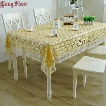 High Quality Gold Color 130x175cm Home Hotel Banquet Party Embroidered Polyester Europe Table cloth
High Quality Gold Color 130x175cm Home Hotel Banquet Party Embroidered Polyester Europe Table cloth