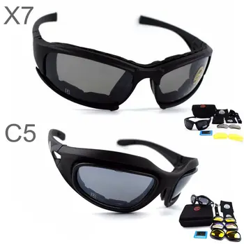 X7 C5 Military Goggles Bullet-proof Army Polarized Sunglasses 4 Lens Cycling Shooting Airsoft Eyewear Motorcycle Glasses
X7 C5 Military Goggles Bullet-proof Army Polarized Sunglasses 4 Lens Cycling Shooting Airsoft Eyewear Motorcycle Glasses